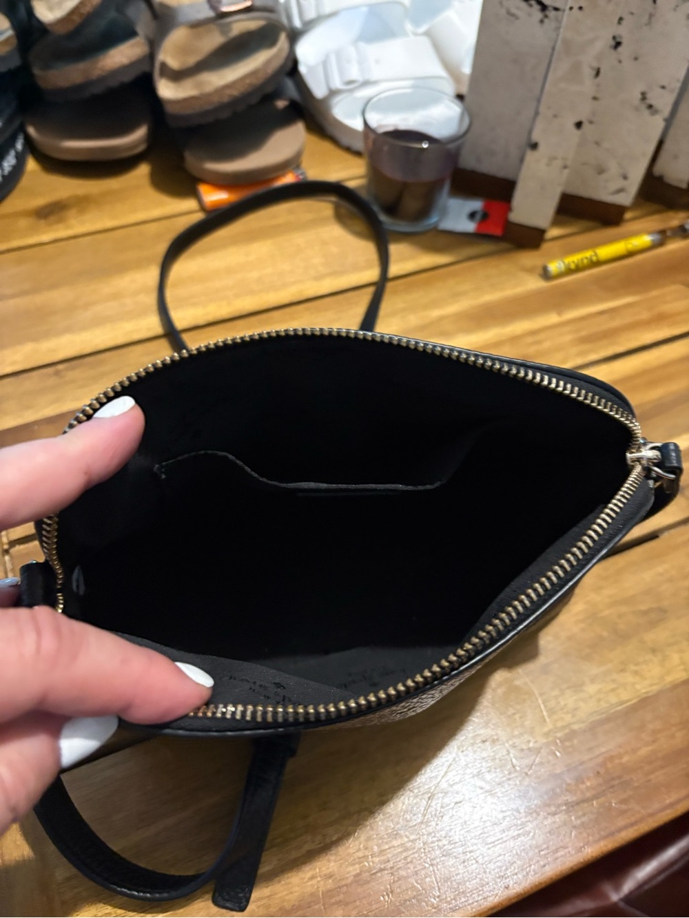 kate spade Black Pebbled Leather Crossbody Bag - Picture 4 of 4